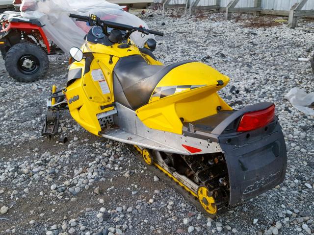 2BPSBR6A66V000484 - 2006 SKID SNOWMOBLIE YELLOW photo 3