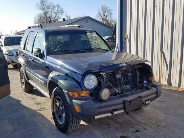 1J4GL38K06W181971 - 2006 JEEP LIBERTY RE BLUE photo 1