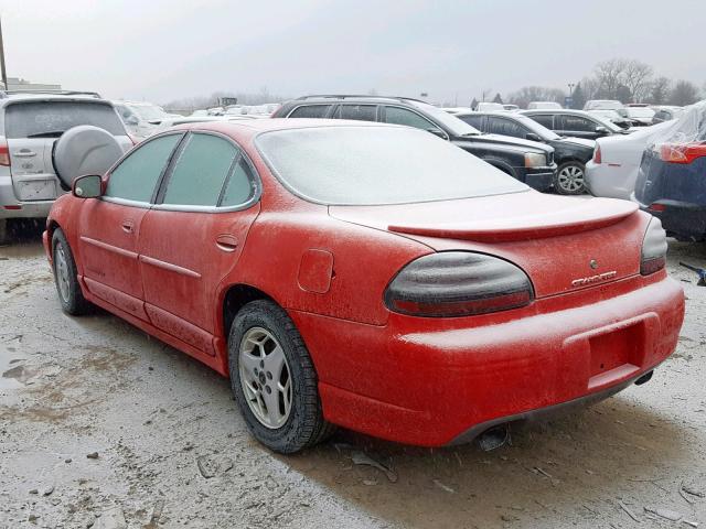 1G2WP52K11F256670 - 2001 PONTIAC GRAND PRIX RED photo 3