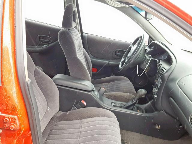 1G2WP52K11F256670 - 2001 PONTIAC GRAND PRIX RED photo 5