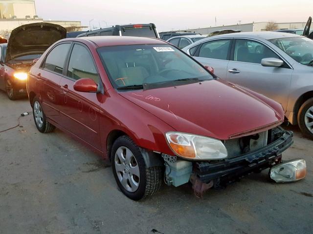 KNAFE121485506773 - 2008 KIA SPECTRA EX RED photo 1