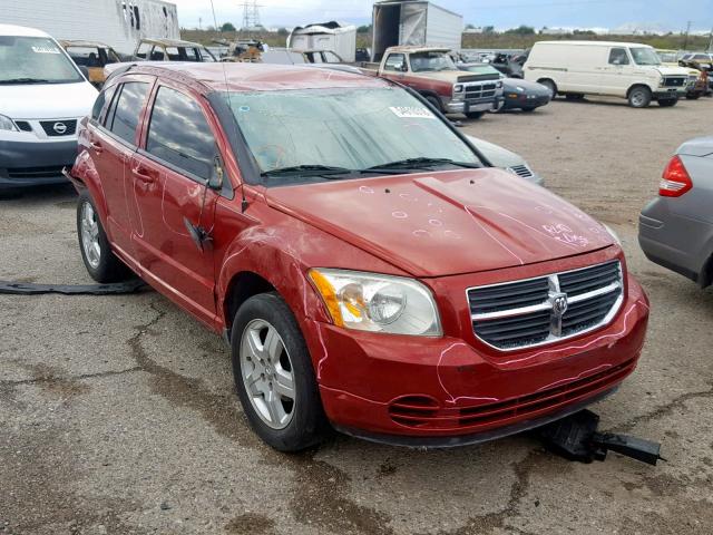 1B3HB48A19D150434 - 2009 DODGE CALIBER SX RED photo 1