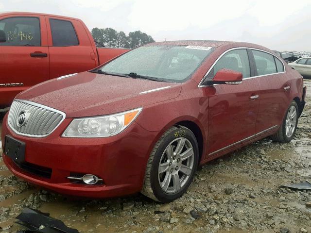 1G4GC5EG4AF136067 - 2010 BUICK LACROSSE C RED photo 2