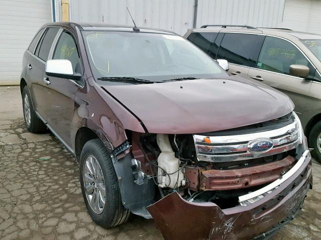 2FMDK3JC3ABA05341 - 2010 FORD EDGE SEL MAROON photo 1