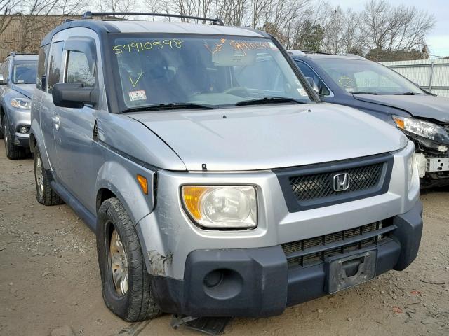 5J6YH28716L007579 - 2006 HONDA ELEMENT EX SILVER photo 1