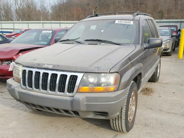 1J4G248S0YC226226 - 2000 JEEP GRAND CHER BROWN photo 2