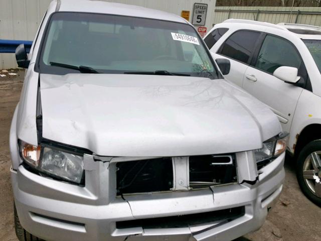 2HJYK16247H535006 - 2007 HONDA RIDGELINE SILVER photo 7