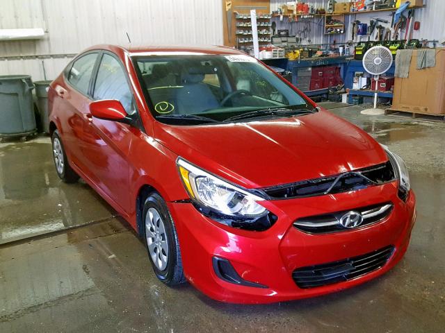 KMHCT4AEXHU389039 - 2017 HYUNDAI ACCENT SE RED photo 1