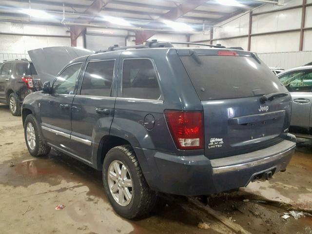 1J8HR58278C174677 - 2008 JEEP GRAND CHER BLUE photo 3