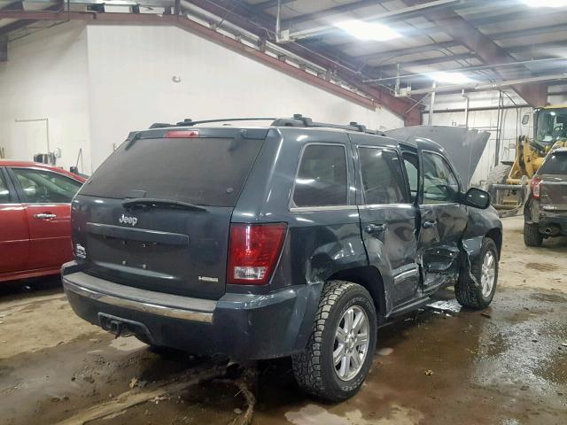 1J8HR58278C174677 - 2008 JEEP GRAND CHER BLUE photo 4