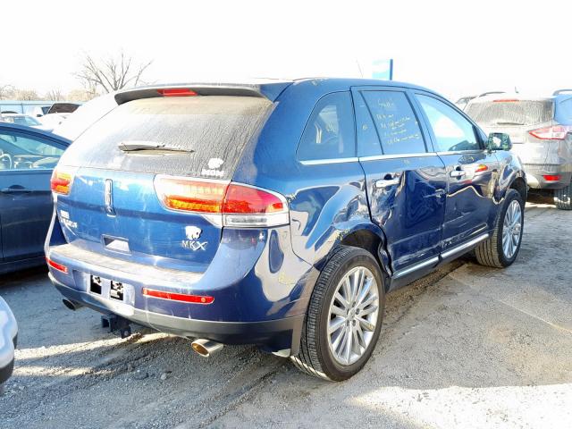 2LMDJ6JK1CBL06242 - 2012 LINCOLN MKX TWO TONE photo 4