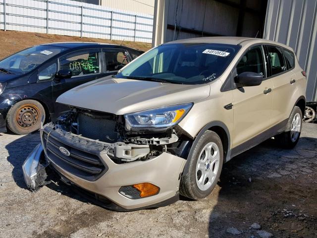 1FMCU0F79HUA74927 - 2017 FORD ESCAPE S GOLD photo 2