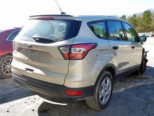 1FMCU0F79HUA74927 - 2017 FORD ESCAPE S GOLD photo 4