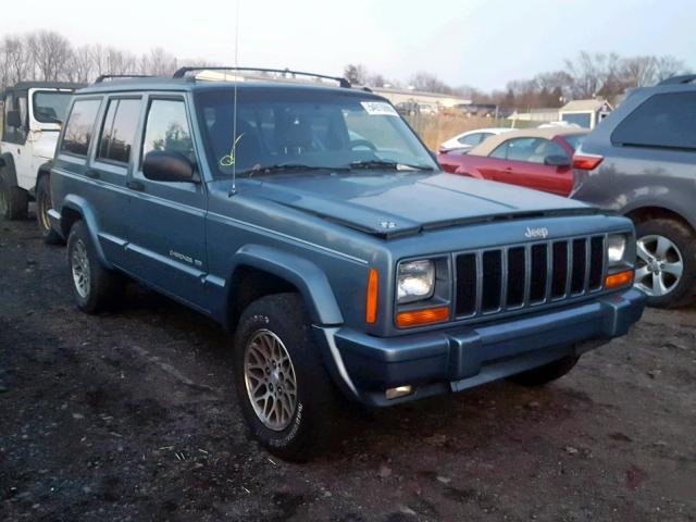 1J4FJ78S1WL205155 - 1998 JEEP CHEROKEE L BLUE photo 1