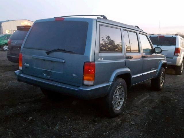 1J4FJ78S1WL205155 - 1998 JEEP CHEROKEE L BLUE photo 4