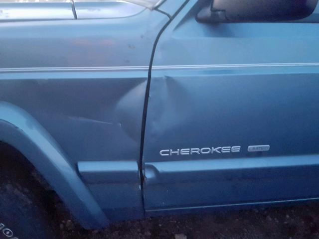 1J4FJ78S1WL205155 - 1998 JEEP CHEROKEE L BLUE photo 9