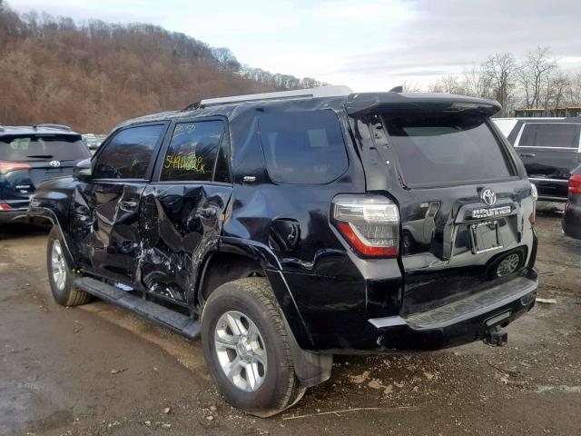 JTEBU5JR0H5468344 - 2017 TOYOTA 4RUNNER SR შავი ფოტო 3