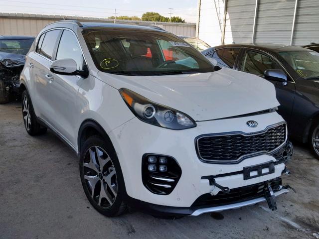 KNDPR3A63H7221443 - 2017 KIA SPORTAGE S WHITE photo 1