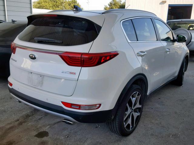 KNDPR3A63H7221443 - 2017 KIA SPORTAGE S WHITE photo 4