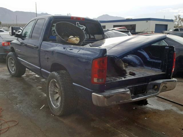 3D7KA28C64G140576 - 2004 DODGE RAM 2500 S BLUE photo 3