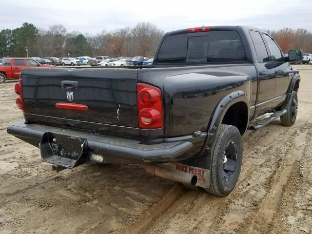 3D7MX48C47G705625 - 2007 DODGE RAM 3500 S BLACK photo 4