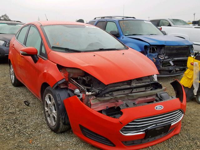 3FADP4BJ8EM183362 - 2014 FORD FIESTA SE RED photo 1