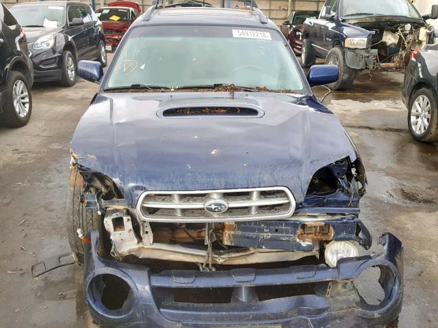 4S4BT63C855104170 - 2005 SUBARU BAJA TURBO BLUE photo 10