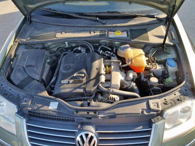 WVWPD63B62P034733 - 2002 VOLKSWAGEN PASSAT GLS GREEN photo 7