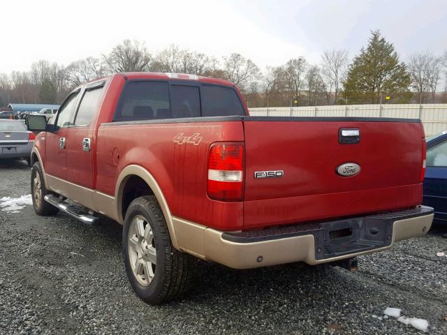 1FTPW14V07KB30089 - 2007 FORD F150 SUPER RED photo 3