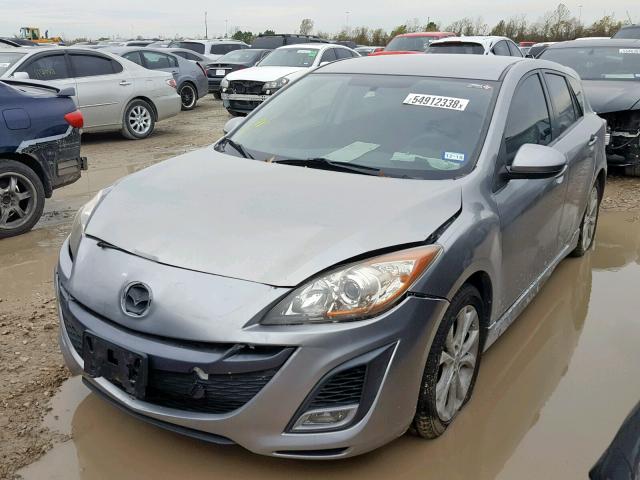 JM1BL1H50A1244152 - 2010 MAZDA 3 S SILVER photo 2