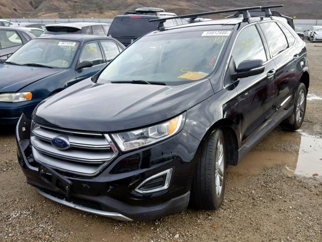 2FMPK3K9XHBB28273 - 2017 FORD EDGE TITAN BLACK photo 2