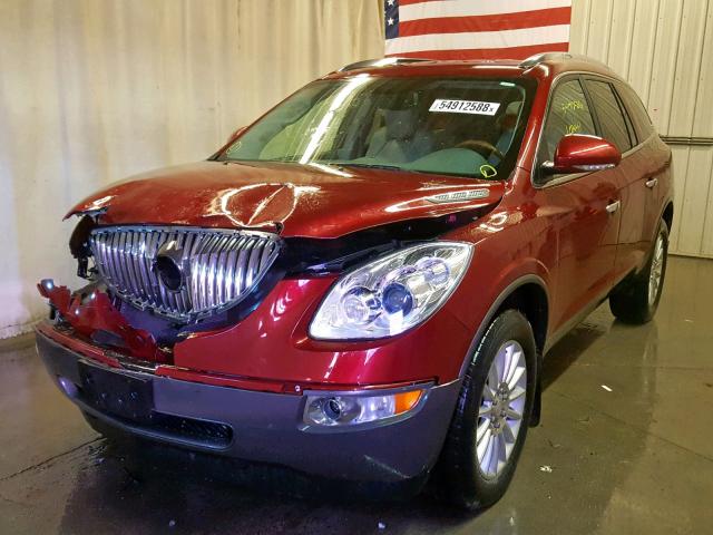 5GAKRBEDXBJ270793 - 2011 BUICK ENCLAVE CX RED photo 2