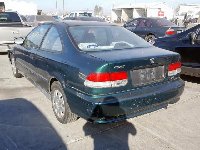 1HGEJ622XXL022120 - 1999 HONDA CIVIC DX GREEN photo 3