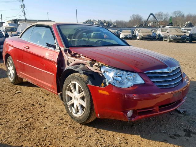 1C3LC55RX8N689766 - 2008 CHRYSLER SEBRING TO MAROON photo 1