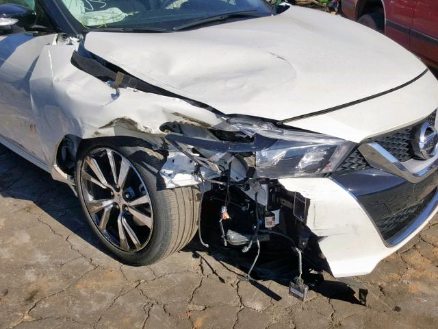 1N4AA6AP0HC413262 - 2017 NISSAN MAXIMA 3.5 WHITE photo 9