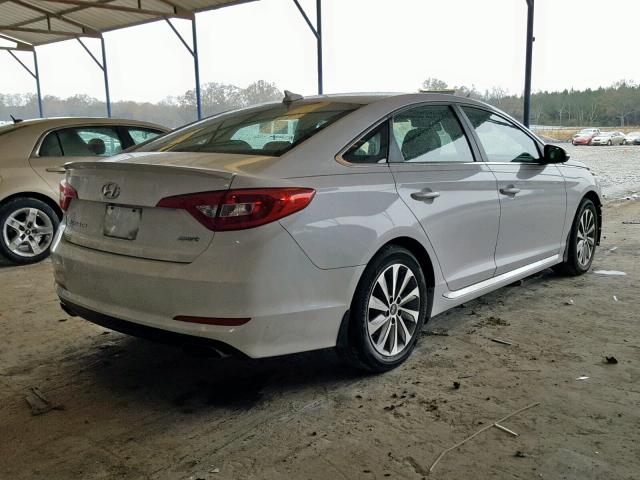 5NPE34AF5GH339812 - 2016 HYUNDAI SONATA SPO WHITE photo 4