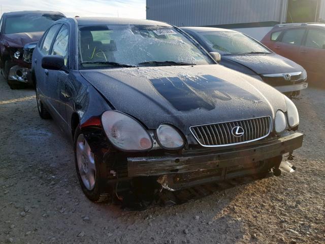 JT8BD69S440192175 - 2004 LEXUS GS 300 BLACK photo 1