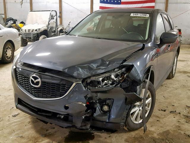 JM3KE4CE2D0166784 - 2013 MAZDA CX-5 TOURI GRAY photo 2