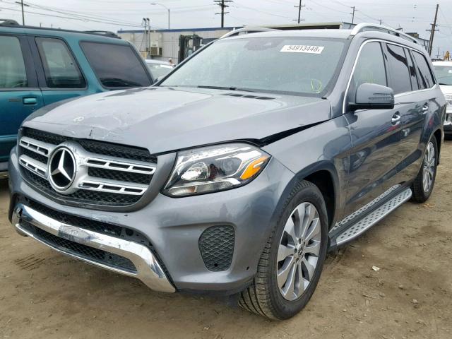 4JGDF6EE7HA953782 - 2017 MERCEDES-BENZ GLS 450 4M CHARCOAL photo 2