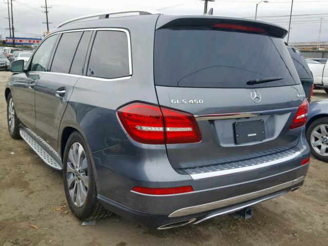 4JGDF6EE7HA953782 - 2017 MERCEDES-BENZ GLS 450 4M CHARCOAL photo 3