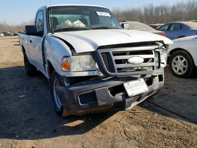 1FTYR10D56PA07642 - 2006 FORD RANGER WHITE photo 1