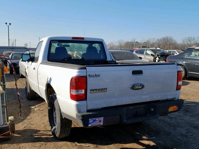 1FTYR10D56PA07642 - 2006 FORD RANGER WHITE photo 3