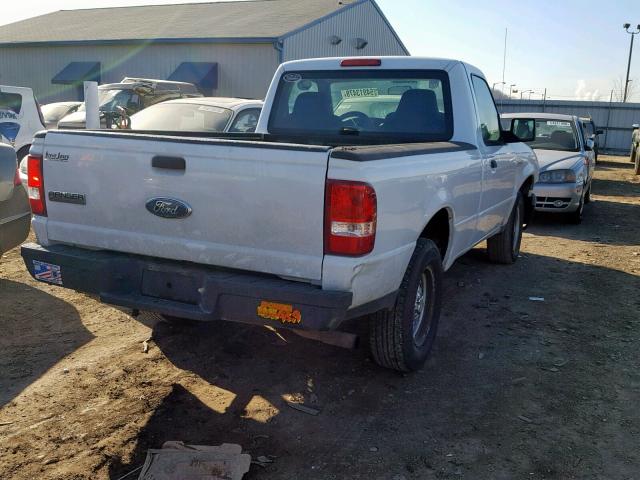 1FTYR10D56PA07642 - 2006 FORD RANGER WHITE photo 4