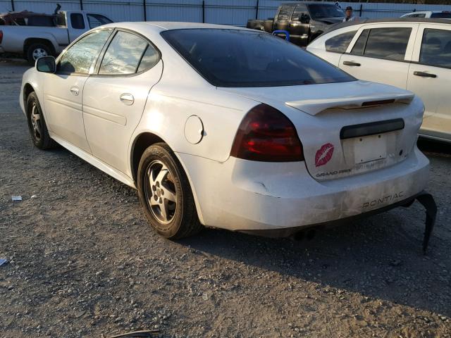 2G2WP522341152175 - 2004 PONTIAC GRAND PRIX WHITE photo 3