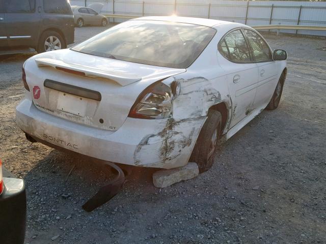 2G2WP522341152175 - 2004 PONTIAC GRAND PRIX WHITE photo 4