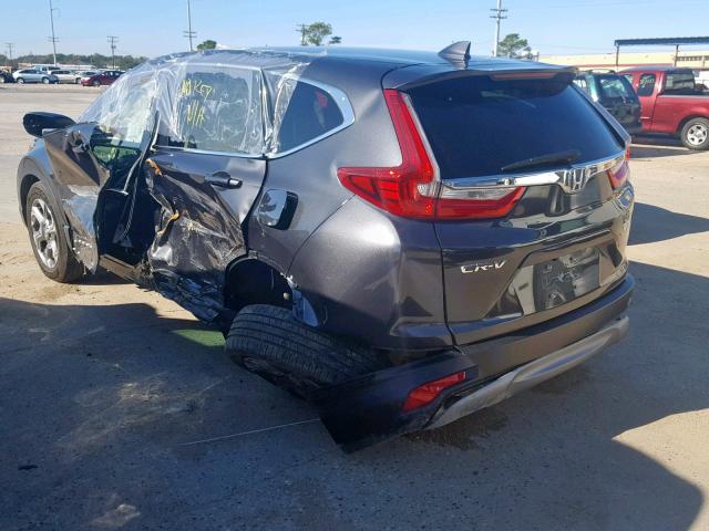 7FARW1H89HE037765 - 2017 HONDA CR-V EXL BLACK photo 3