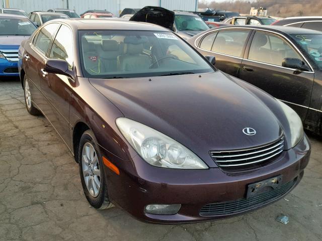 JTHBF30G120066340 - 2002 LEXUS ES 300 MAROON photo 1