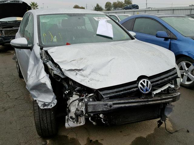 WVWDB7AJXDW122847 - 2013 VOLKSWAGEN GOLF SILVER photo 1