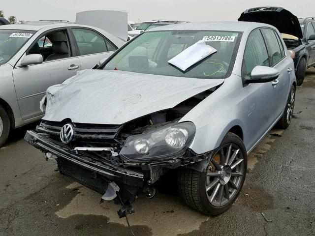 WVWDB7AJXDW122847 - 2013 VOLKSWAGEN GOLF SILVER photo 2