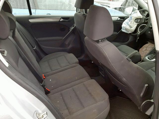 WVWDB7AJXDW122847 - 2013 VOLKSWAGEN GOLF SILVER photo 6